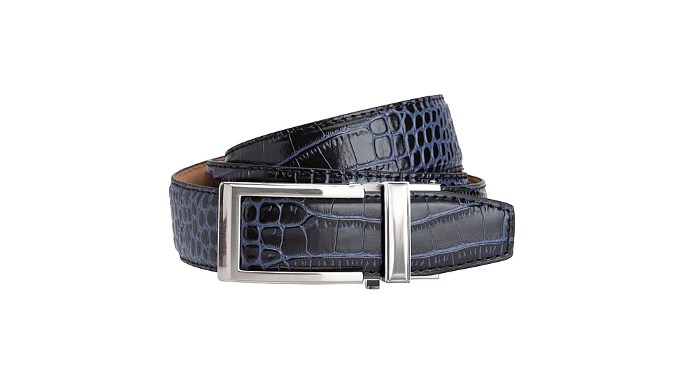 Nexbelt Cayman Belt, Black/Blue, Up to 50&quot; Waist, PCA2173