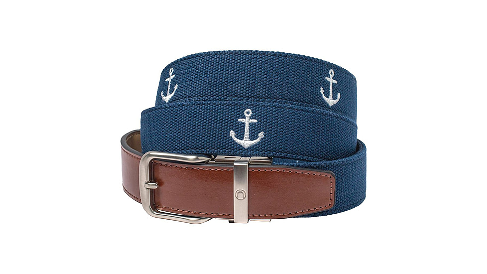 Nexbelt Embroidered Belt, Anchor, Up to 50&quot; Waist, CEP4894