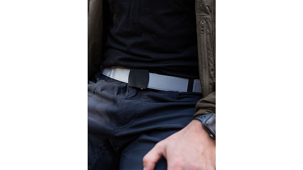 Nexbelt Explorer Smooth Belt, Grey, Up to 50 Waist, PCA2456