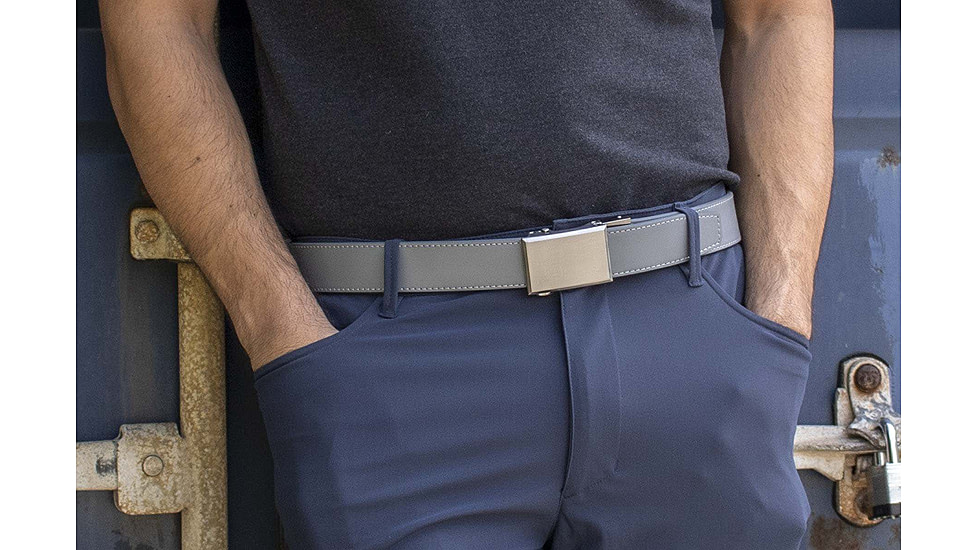 Nexbelt Go-In Beveled Shield Belt, Grey, PGG7523