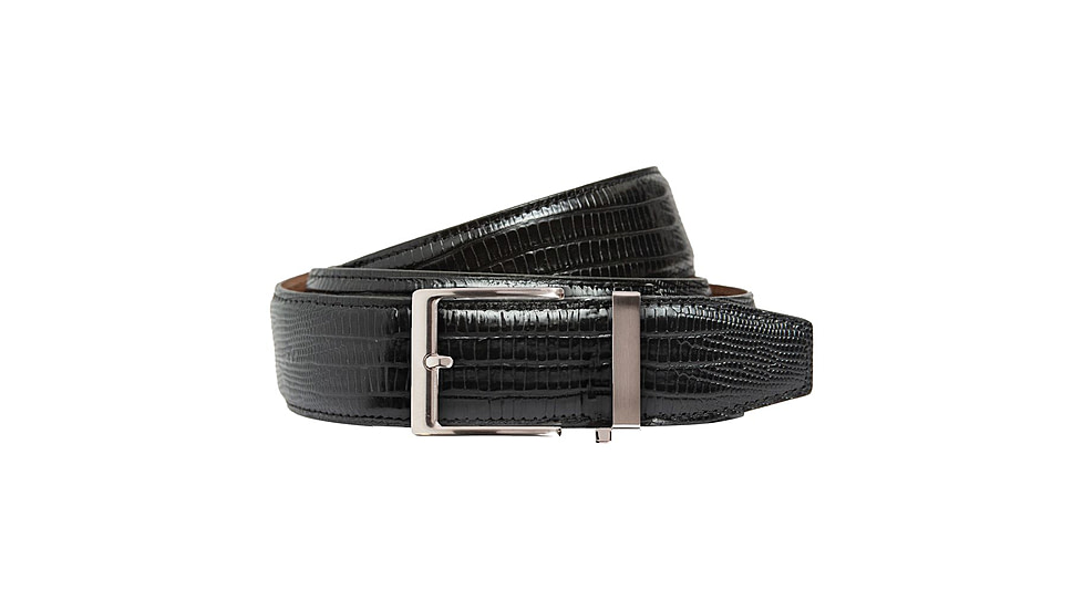 Nexbelt Lizard Belt, Black, Up to 50" Waist, PCU1251