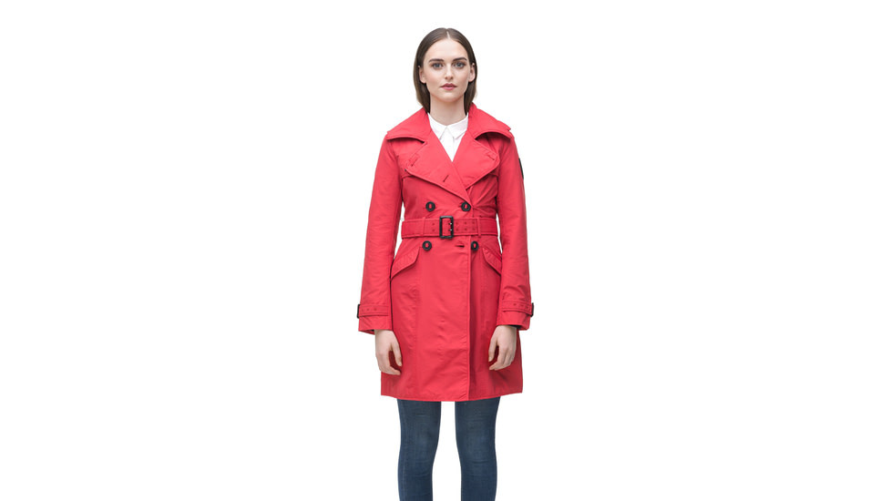 Nobis Justice Trench - Womens, Red, XXS, JUSTICE-RED-XXS