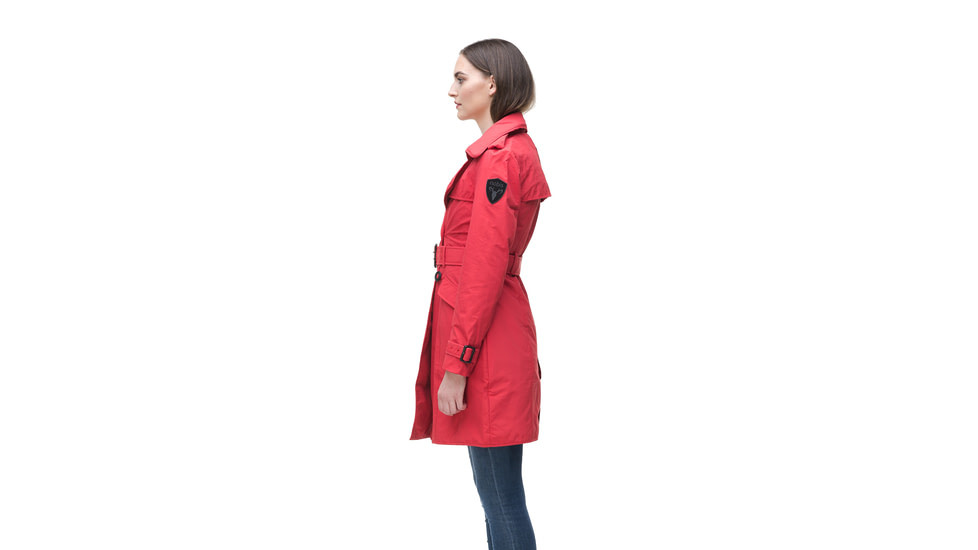 Nobis Justice Trench - Womens, Red, XXS, JUSTICE-RED-XXS