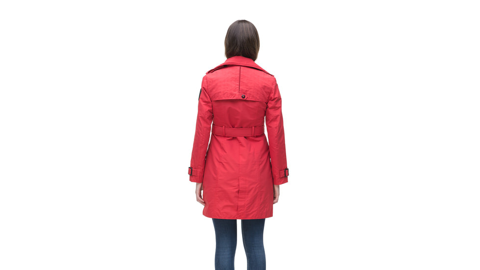 Nobis Justice Trench - Womens, Red, XXS, JUSTICE-RED-XXS