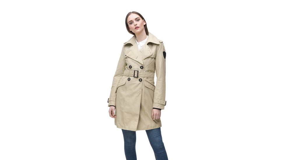 Nobis Justice Trench - Womens, Sand, XXS, JUSTICE-SAND-XXS