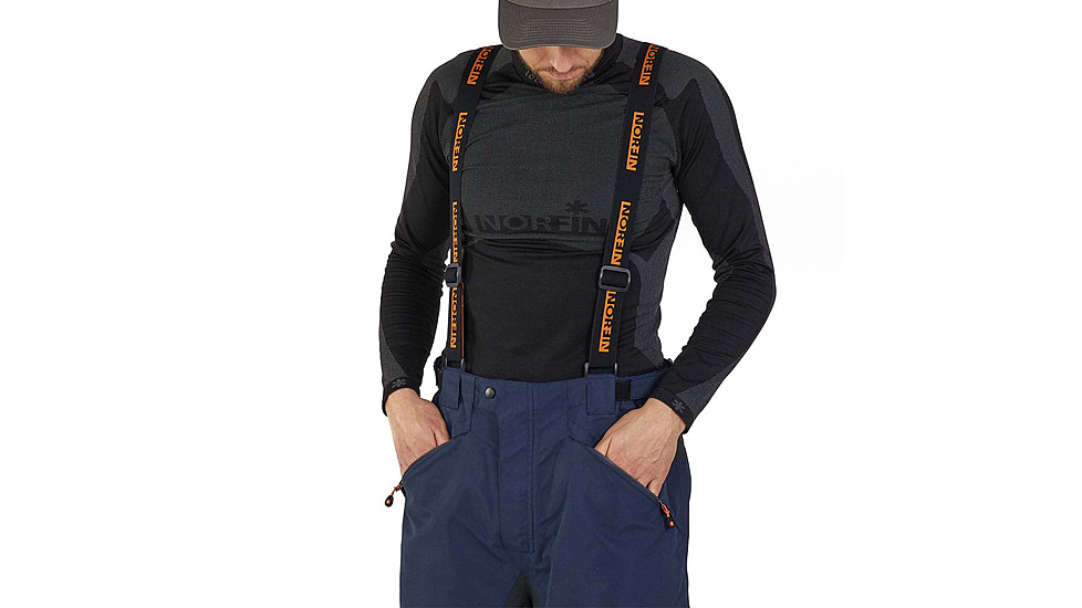 Norfin Alpha Bibs - Mens, Navy Blue, Extra Large, 646904-XL