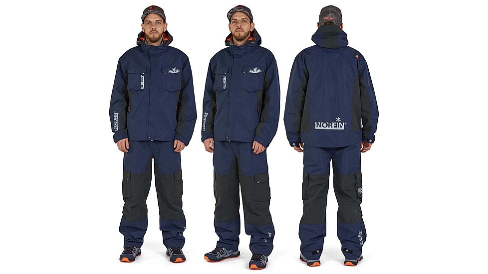 Norfin Alpha Jacket - Mens, Navy Blue, Extra Large, 646804-XL