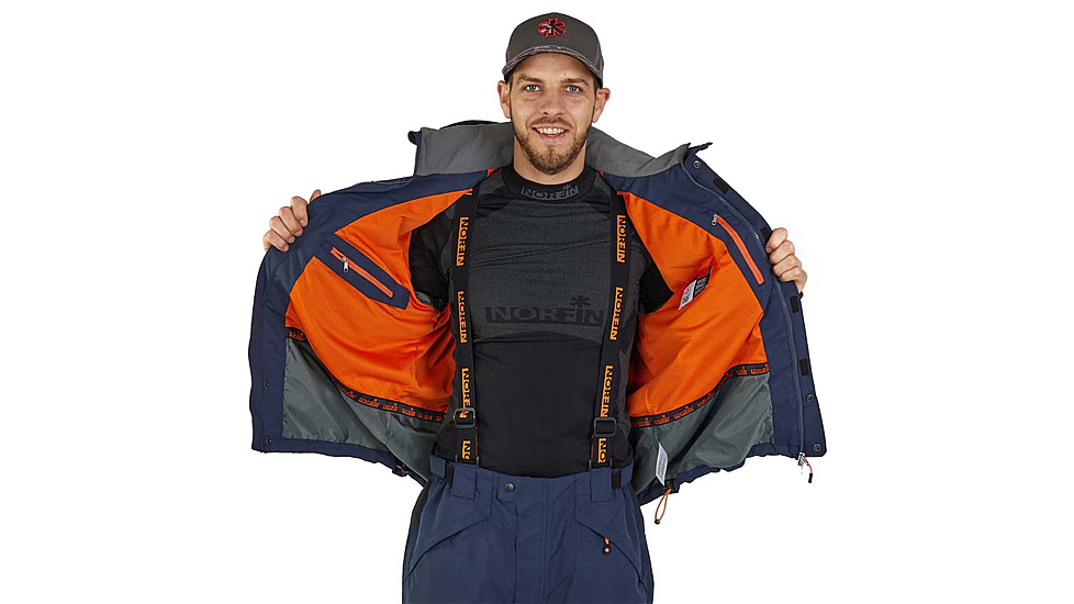 Norfin Alpha Jacket - Mens, Navy Blue, Extra Large, 646804-XL