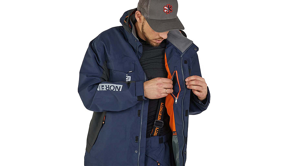 Norfin Alpha Jacket - Mens, Navy Blue, Extra Large, 646804-XL