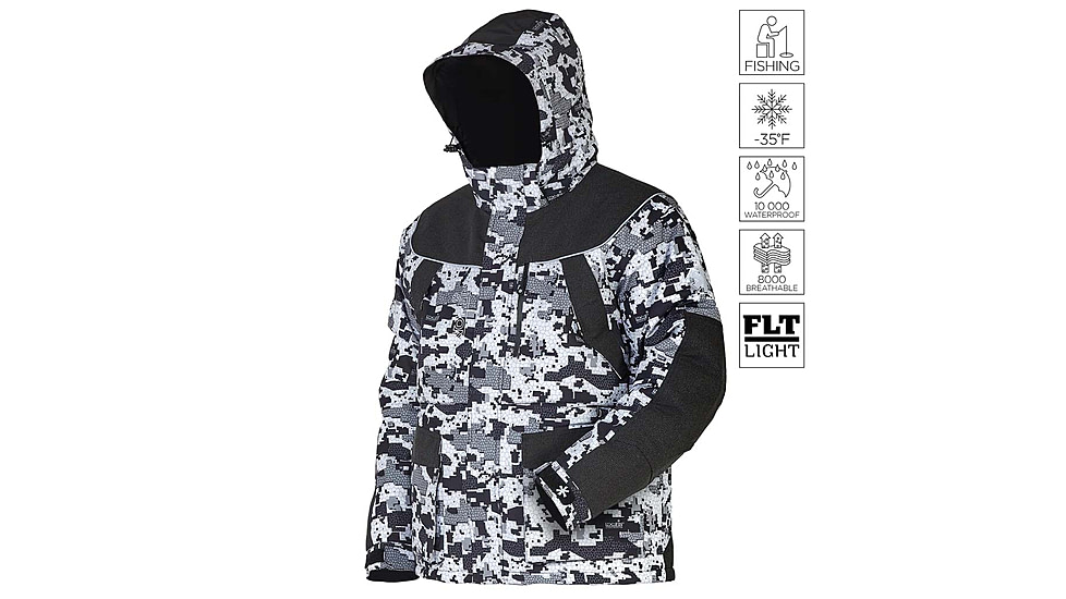 Norfin Explorer Camo Heated Parka - Mens, Camo, 2XL, 358105-XXL