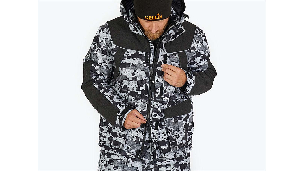 Norfin Explorer Camo Heated Parka - Mens, Camo, 2XL, 358105-XXL