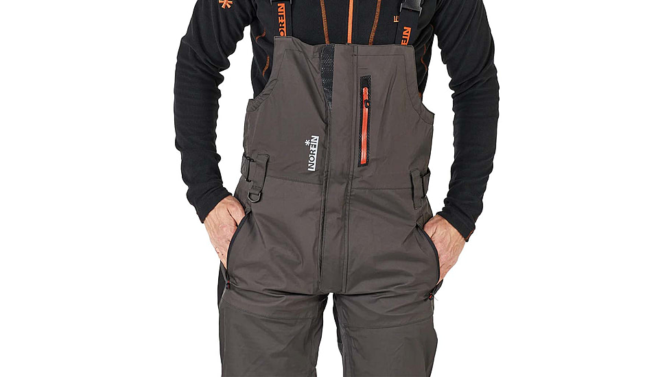 Norfin Pro Dry 3 Rain Bibs - Men's, Brown Black, 3XL, 514706-XXXL