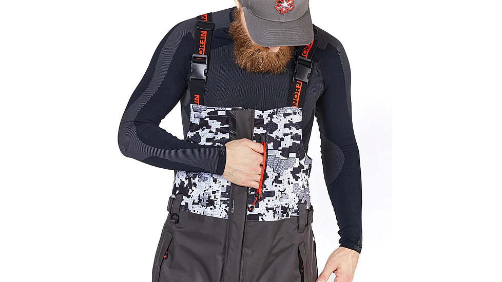 Norfin Pro Dry 3 Rain Bibs - Men's, Camo, Large, 514903-L