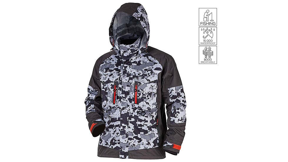 Norfin Pro Dry 3 Rain Jacket - Men's, Camo, 2XL, 514805-XXL