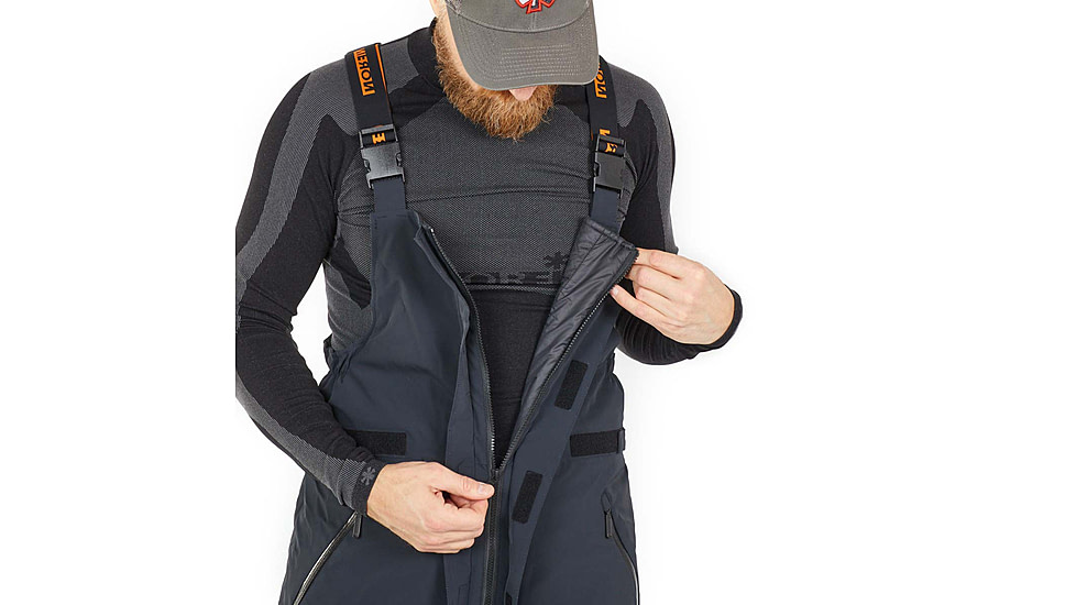 Norfin Norfin Rebel Pro Insulated Rain Bibs - Men's, Gray, Large, 586003-L