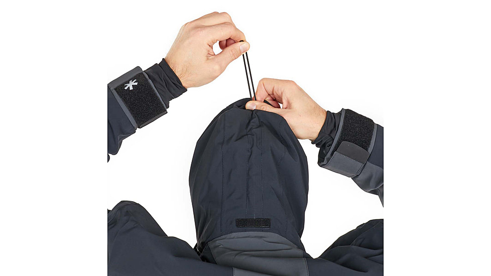 Norfin Rebel Pro Insulated Gray Rain Jacket - Men's, Gray, Large, 596003-L