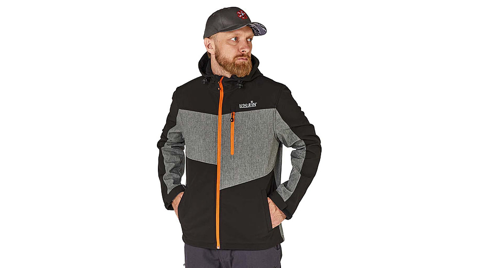 Norfin Vector Jacket - Mens, Grey, Large, 418003-L