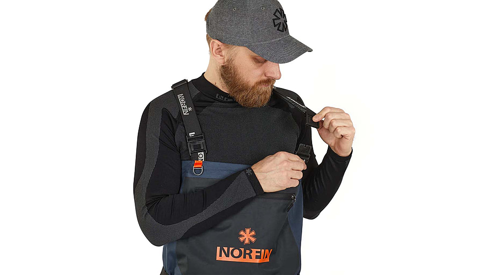 Norfin Waders Pilot Bootfoot - Mens, Blue Black, 11, 82231-44L