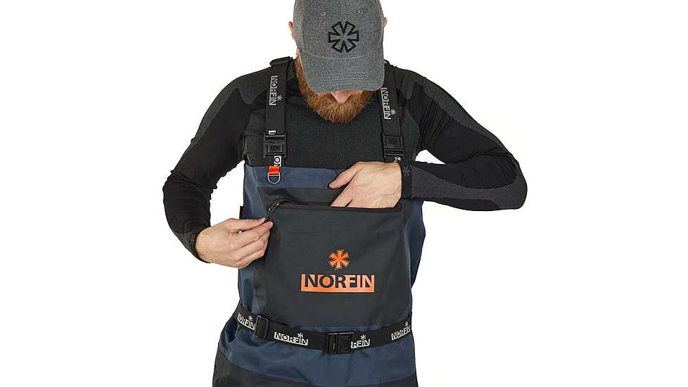 Norfin Waders Pilot Bootfoot - Mens, Blue Black, 11, 82231-44L