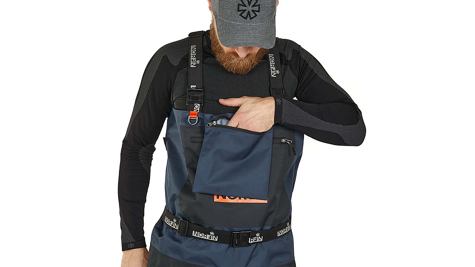 Norfin Waders Pilot Bootfoot - Mens, Blue Black, 11, 82231-44L