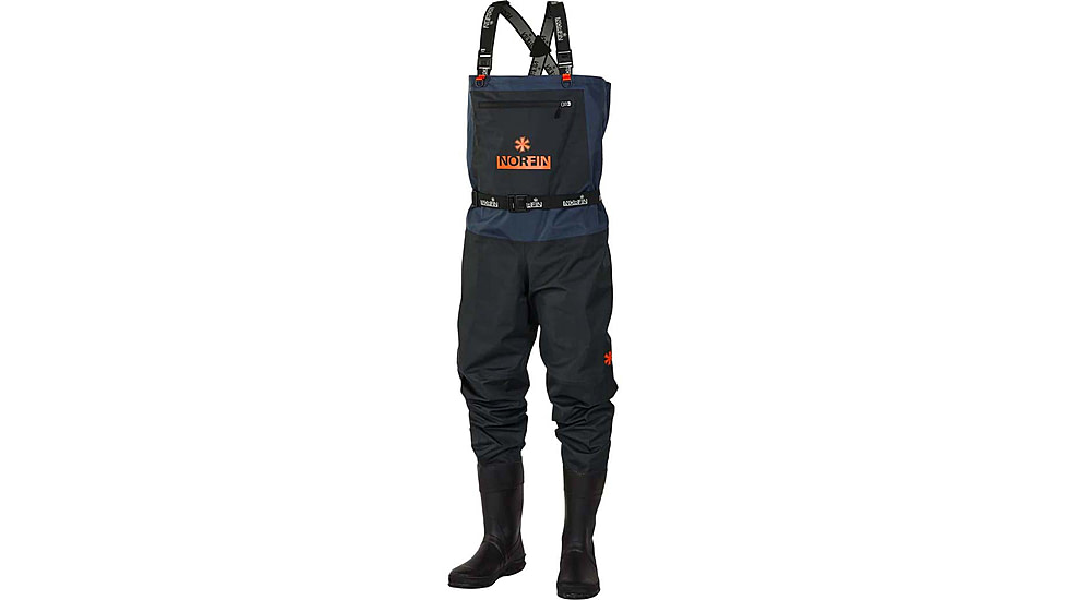 Norfin Waders Pilot Bootfoot - Mens, Blue Black, 11, 82231-44L