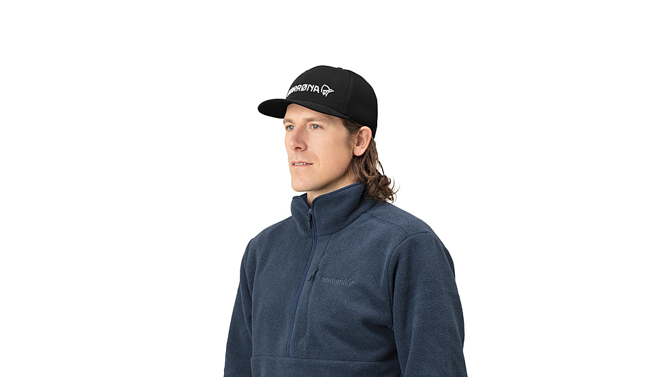 Norrona /29 3D Mesh Flexfit Cap, Caviar, Large/Extra Large, 3423-22-7718-L/XL