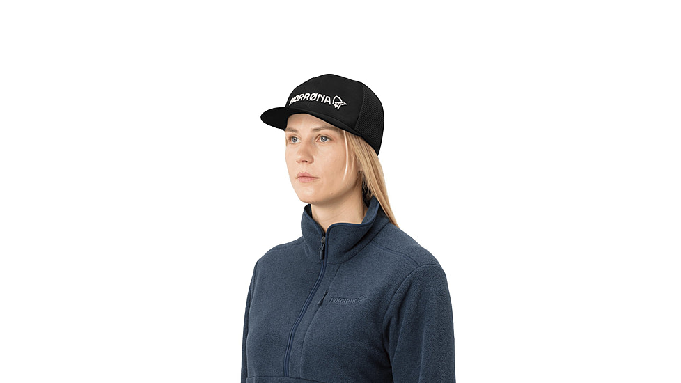 Norrona /29 3D Mesh Flexfit Cap, Caviar, Large/Extra Large, 3423-22-7718-L/XL