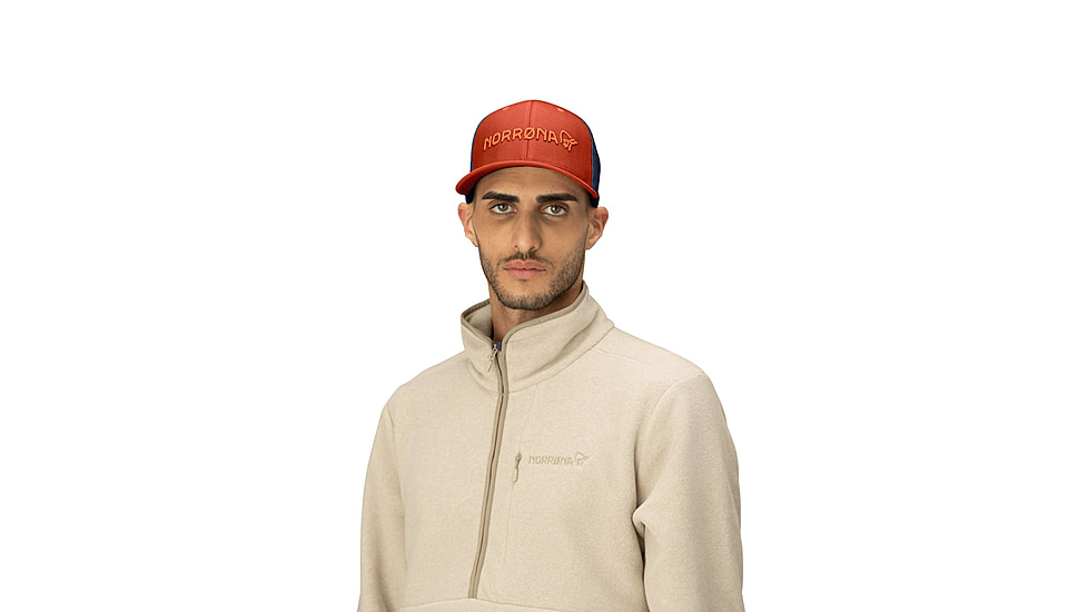 Norrona /29 3D Mesh Flexfit Cap, Gold Flame, Large/Extra Large, 3423-22-1002-L/XL