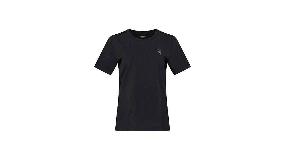 Norrona /29 Cotton Activity Embroidery T-Shirt - Womens, Caviar, Large, 3414-23-7718-L