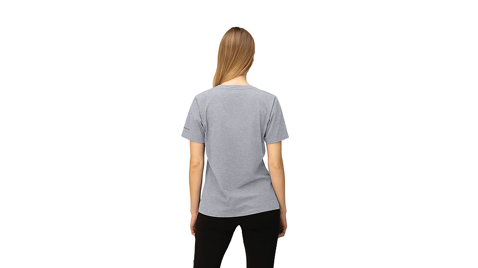 Norrona /29 Cotton Activity Embroidery T-Shirt - Womens, Grey Melange, Extra Small, 3414-23-8870-XS