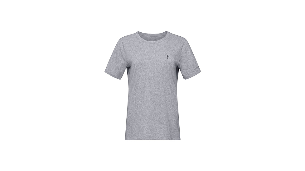 Norrona /29 Cotton Activity Embroidery T-Shirt - Womens, Grey Melange, Extra Small, 3414-23-8870-XS