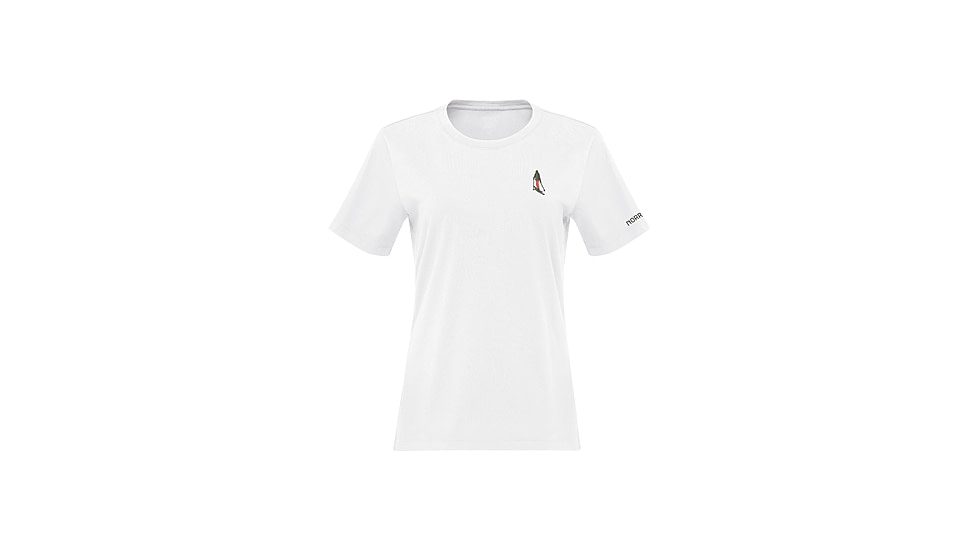 Norrona /29 Cotton Activity Embroidery T-Shirt - Womens, Pure White, Large, 3414-23-9000-L