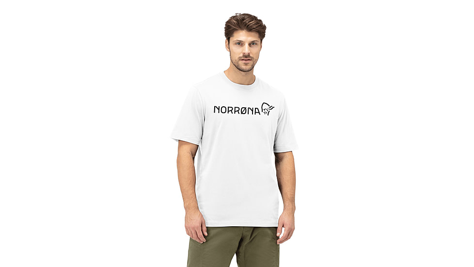 Norrona /29 Cotton Norrna Viking T-Shirt - Mens, Pure White, Extra Large, 3422-21-9000-XL