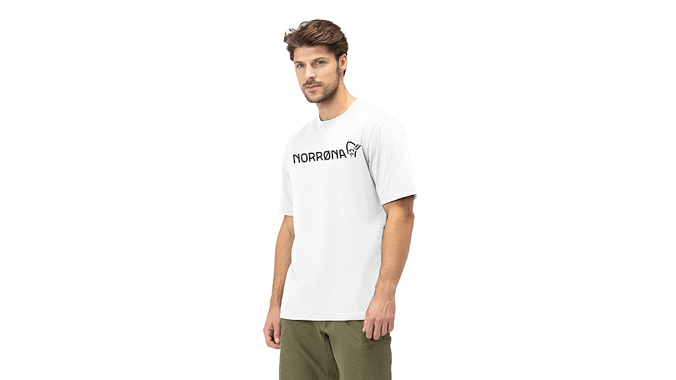 Norrona /29 Cotton Norrna Viking T-Shirt - Mens, Pure White, Extra Large, 3422-21-9000-XL