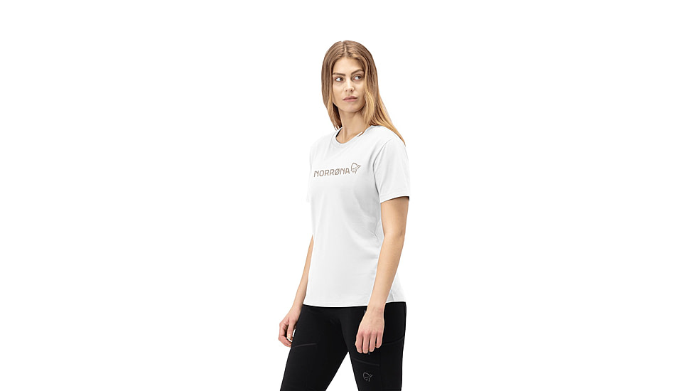 Norrona /29 Cotton Norrna Viking T-Shirt - Womens, Pure White, Small, 3424-21-9000-S