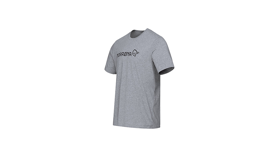 Norrona /29 Cotton Norrona Viking T-Shirt - Mens, Drizzle Melange, Extra Large, 3422-21-2313-XL