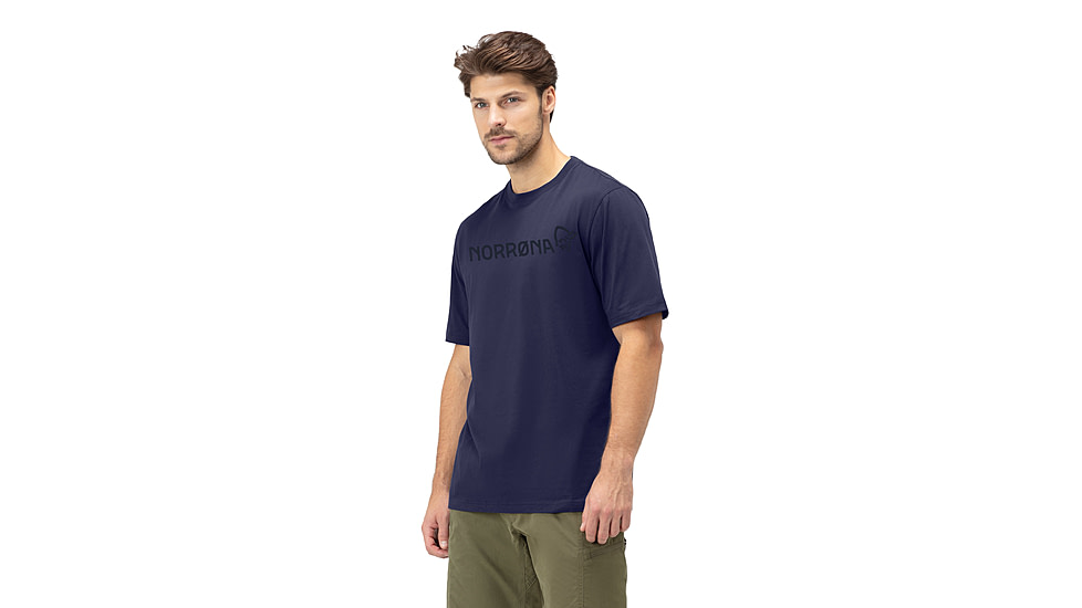 Norrona /29 Cotton Norrona Viking T-Shirt - Mens, Indigo Night, Extra Large, 3422-21-2295-XL