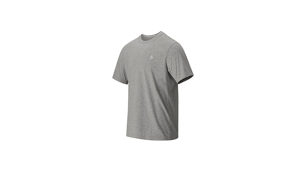 Norrona /29 Cotton Viking Patch T-Shirt - Mens, Grey Melange, Extra Large, 3448-24-8870-XL