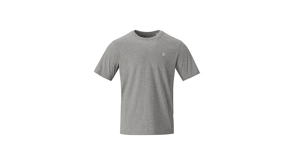 Norrona /29 Cotton Viking Patch T-Shirt - Mens, Grey Melange, Extra Large, 3448-24-8870-XL