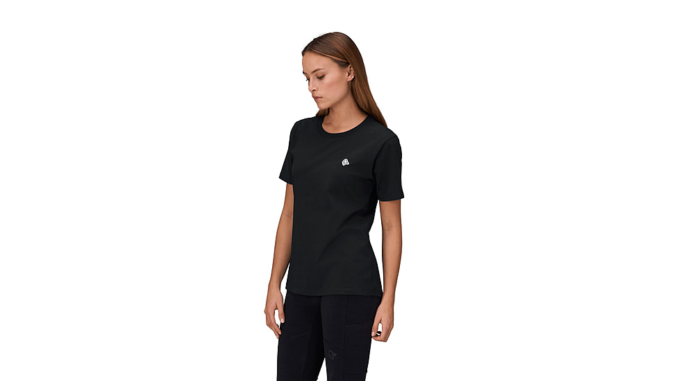 Norrona /29 Cotton Viking Patch T-Shirt - Womens, Caviar, Medium, 3449-24-7718-M