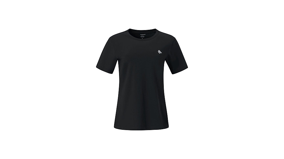 Norrona /29 Cotton Viking Patch T-Shirt - Womens, Caviar, Medium, 3449-24-7718-M