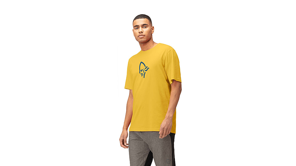 Norrona /29 Cotton Viking T-Shirt - Mens, Calendula, Extra Large, 3417-21-5566-XL