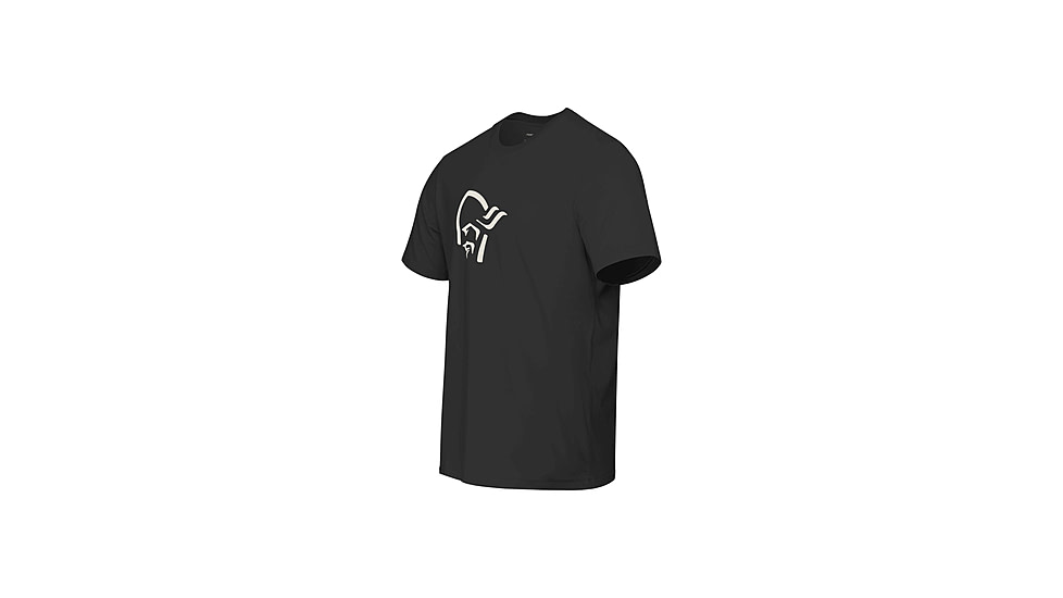 Norrona /29 Cotton Viking T-Shirt - Mens, Caviar/Snowdrop, Large, 3417-21-7780-L