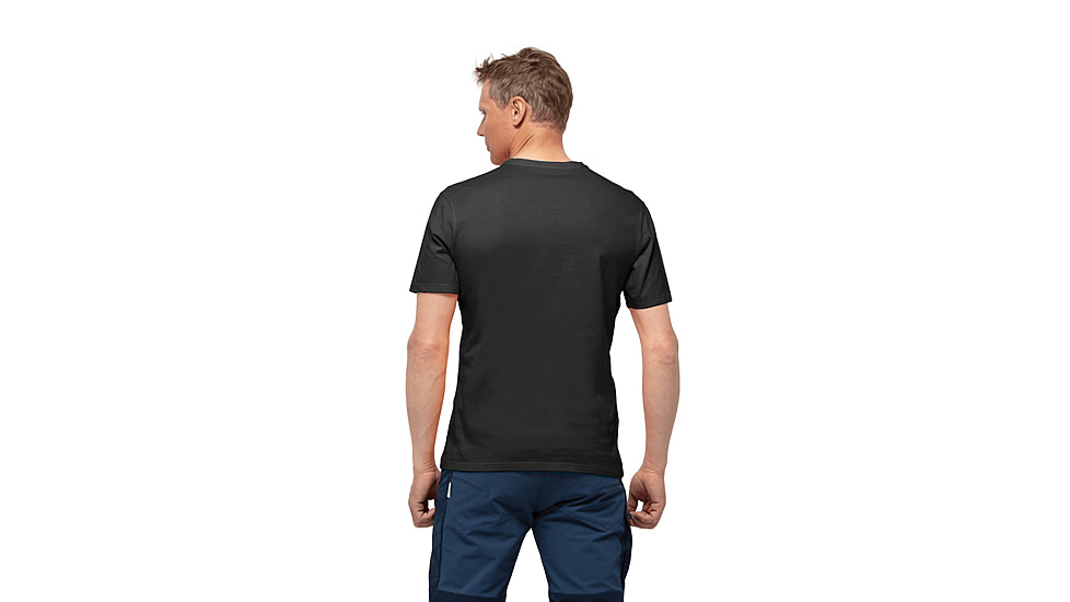 Norrona /29 Cotton Viking T-Shirt - Mens, Caviar/Snowdrop, Large, 3417-21-7780-L