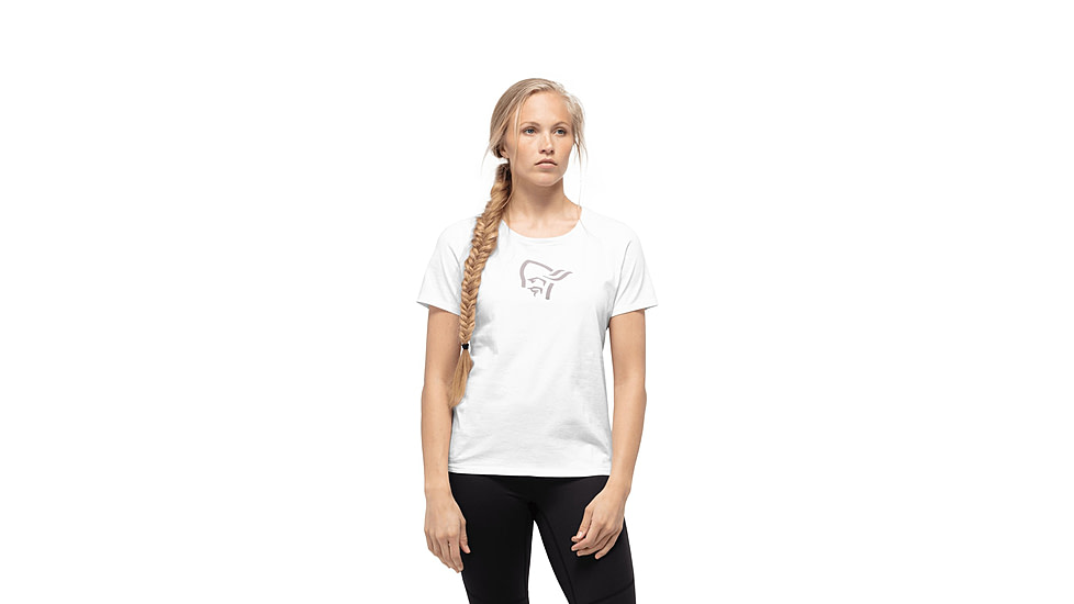 Norrona /29 Cotton Viking T-Shirt - Womens, White, Large, 3421-21-9009-L