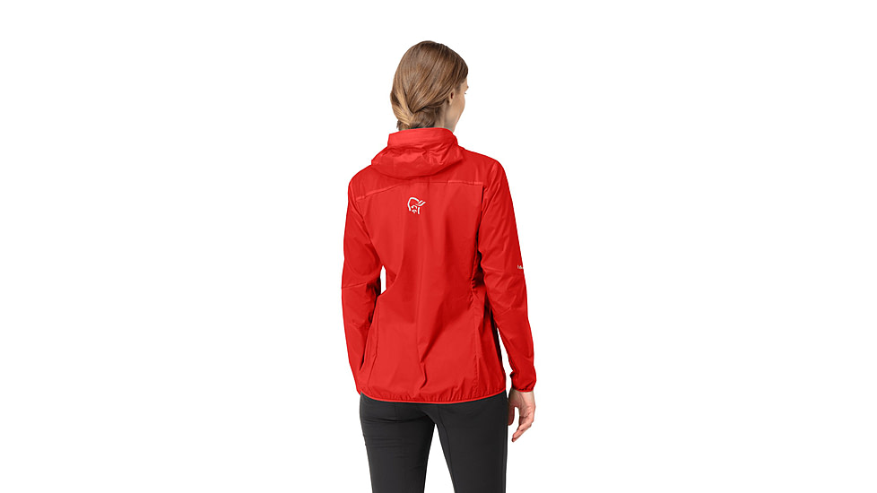 Norrona Falketind Aero Hooded Jacket - Womens, Arednalin, Small, 1809-22-5630-S