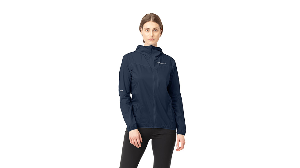 Norrona Falketind Aero Hooded Jacket - Womens, Indigo Night, Large, 1809-22-2295-L