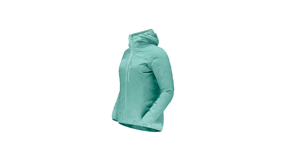 Norrona Falketind Aero Hooded Jacket - Womens, Malachite Green, Extra Small, 1809-22-3010-XS