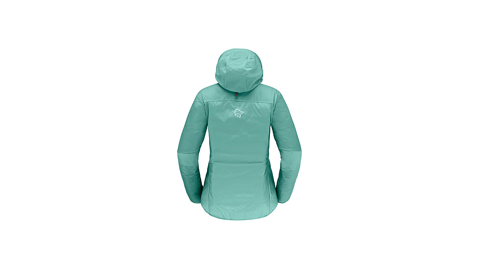 Norrona Falketind Aero Hooded Jacket - Womens, Malachite Green, Extra Small, 1809-22-3010-XS