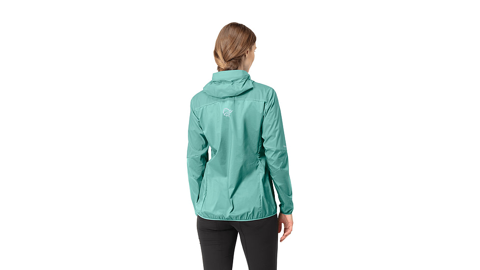 Norrona Falketind Aero Hooded Jacket - Womens, Malachite Green, Extra Small, 1809-22-3010-XS